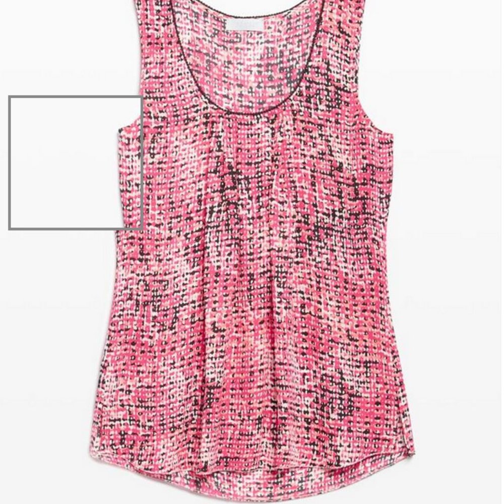 NWT Pink, White, Black Carlisle Collection Blouse